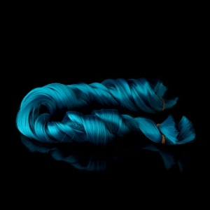 Monofibre proste włosy synt.Peacock Blue 9.BG