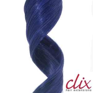 Clix 40cm wł.nat.kol.Sapphire Blue