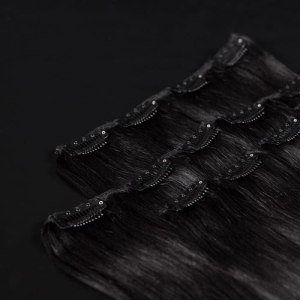 Clip-in Hair Extensions - color 1B